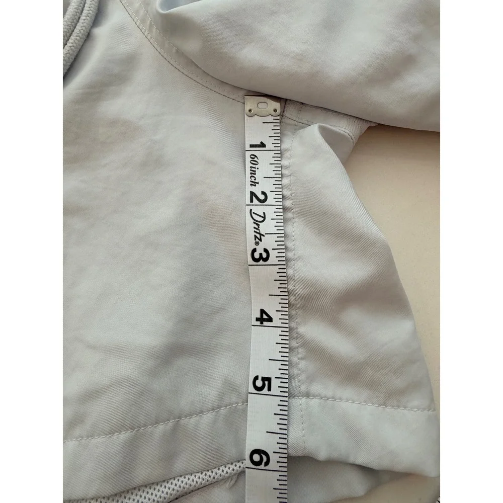 Nike Swim Shorts Gray Lined‎ Elastic Waist Drawstring Mens Large
